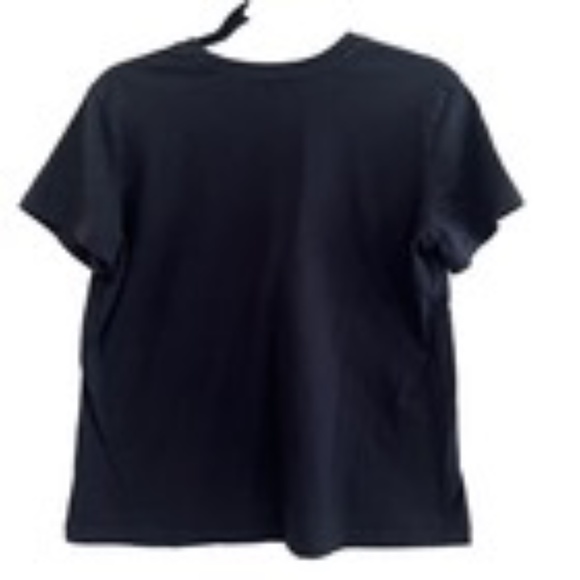 Ecothreads Women Large Grunge Streetwear T-Shirt 100% Organic Cotton Black - Picture 2 of 7